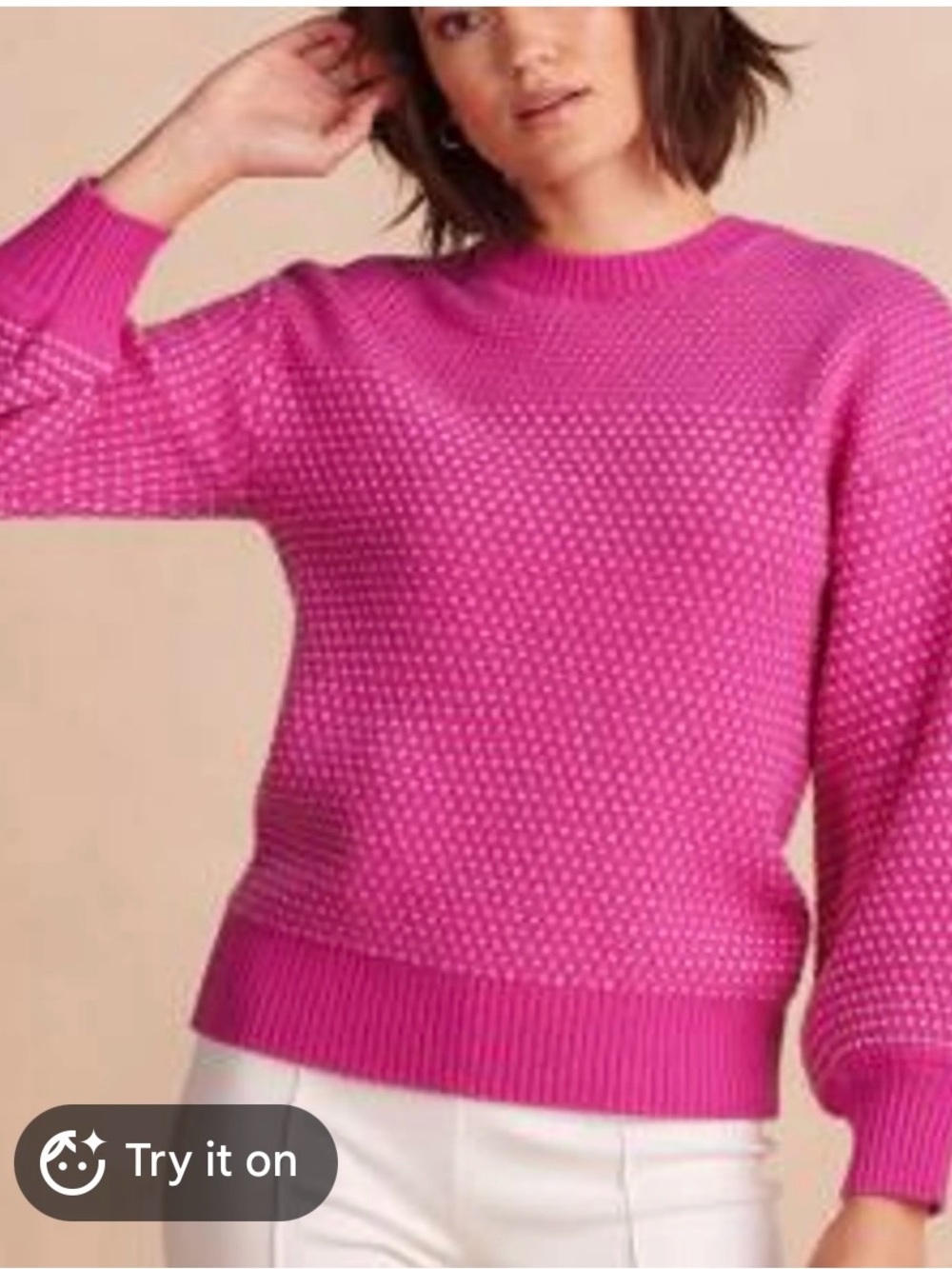 Summersalt Luxe Women Size S Sweater Cashmere Wool Scandi Nordic Apres Ski Soft